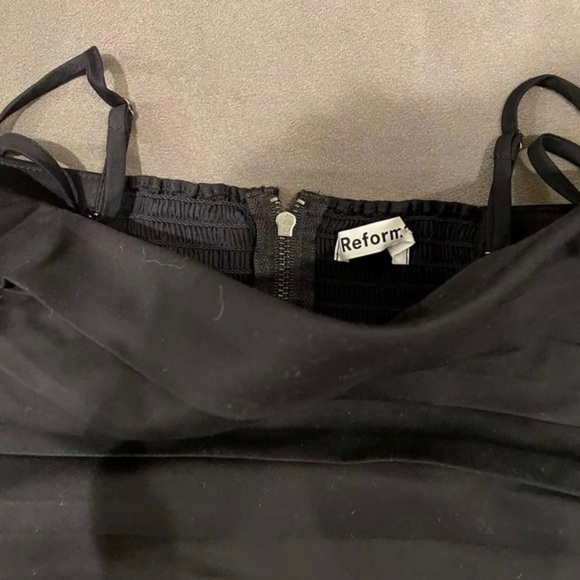 Reformation Lissa Dress in Black *NEW* - Picture 5 of 6